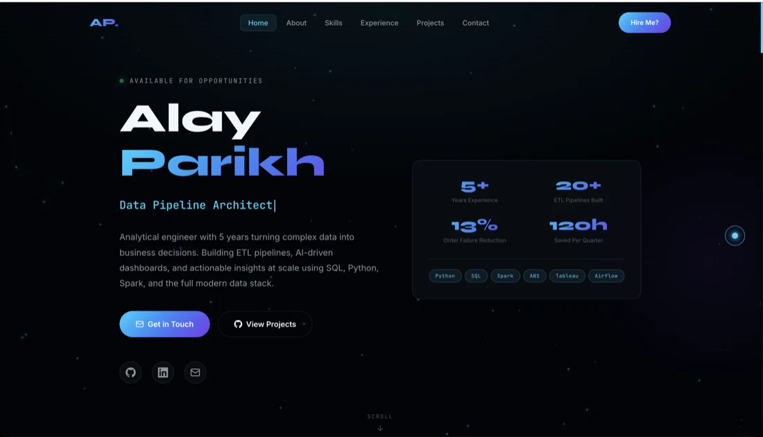 Creative Portfolio website built by BuildWise Webs